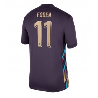 Camiseta Inglaterra Phil Foden #11 Visitante Equipación Eurocopa 2024 manga corta